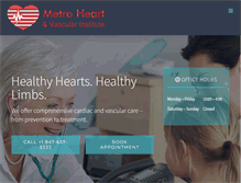 Tablet Screenshot of metroheart.org